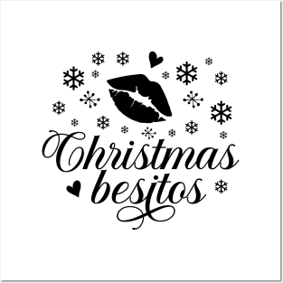Christmas besitos black Posters and Art